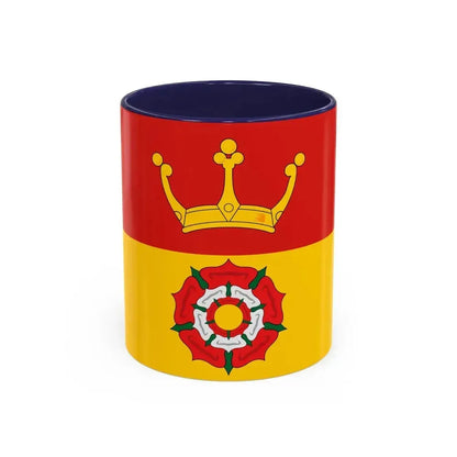 Flag of Hampshire UK - Accent Coffee Mug 11oz Navy - Go Mug Yourself