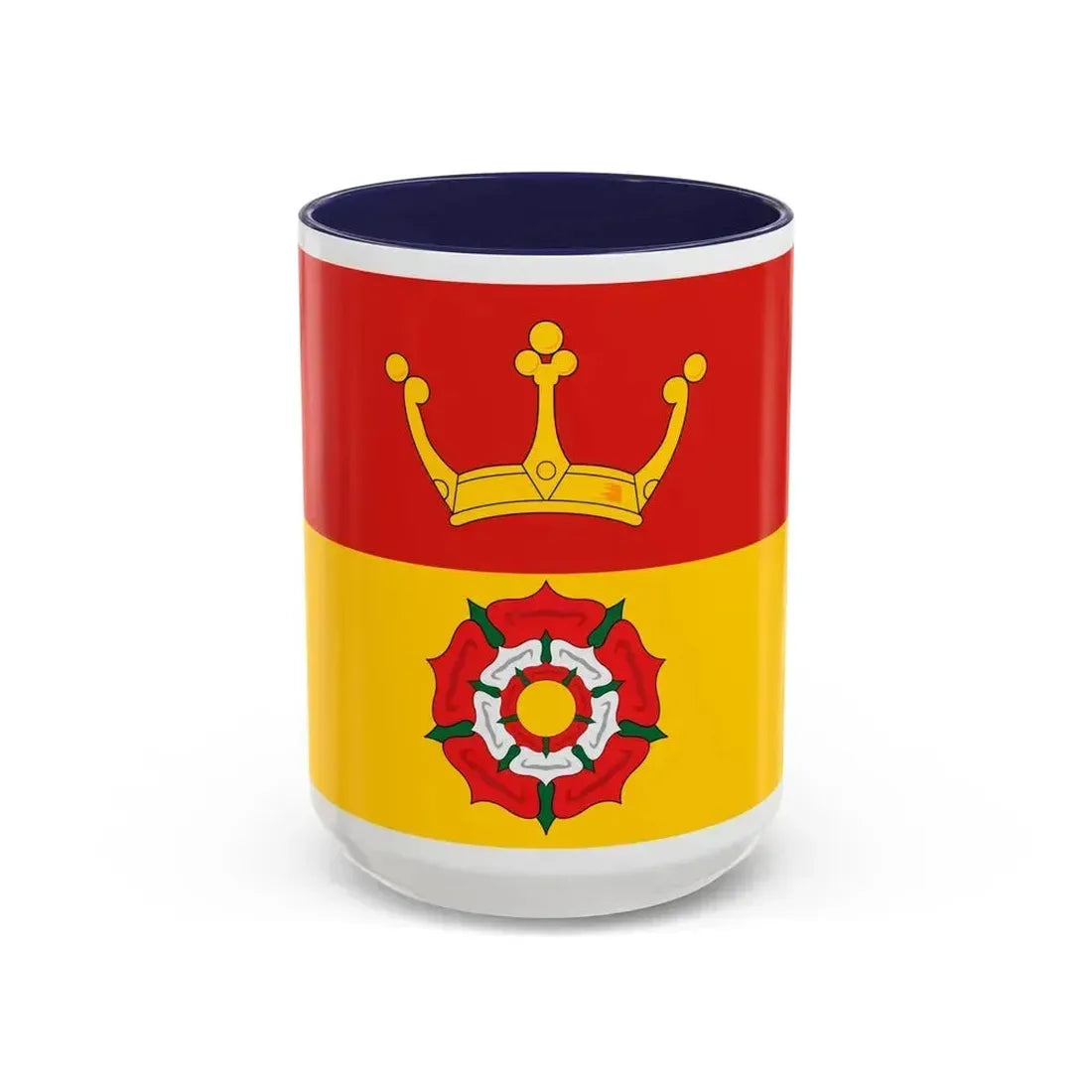 Flag of Hampshire UK - Accent Coffee Mug 15oz Navy - Go Mug Yourself
