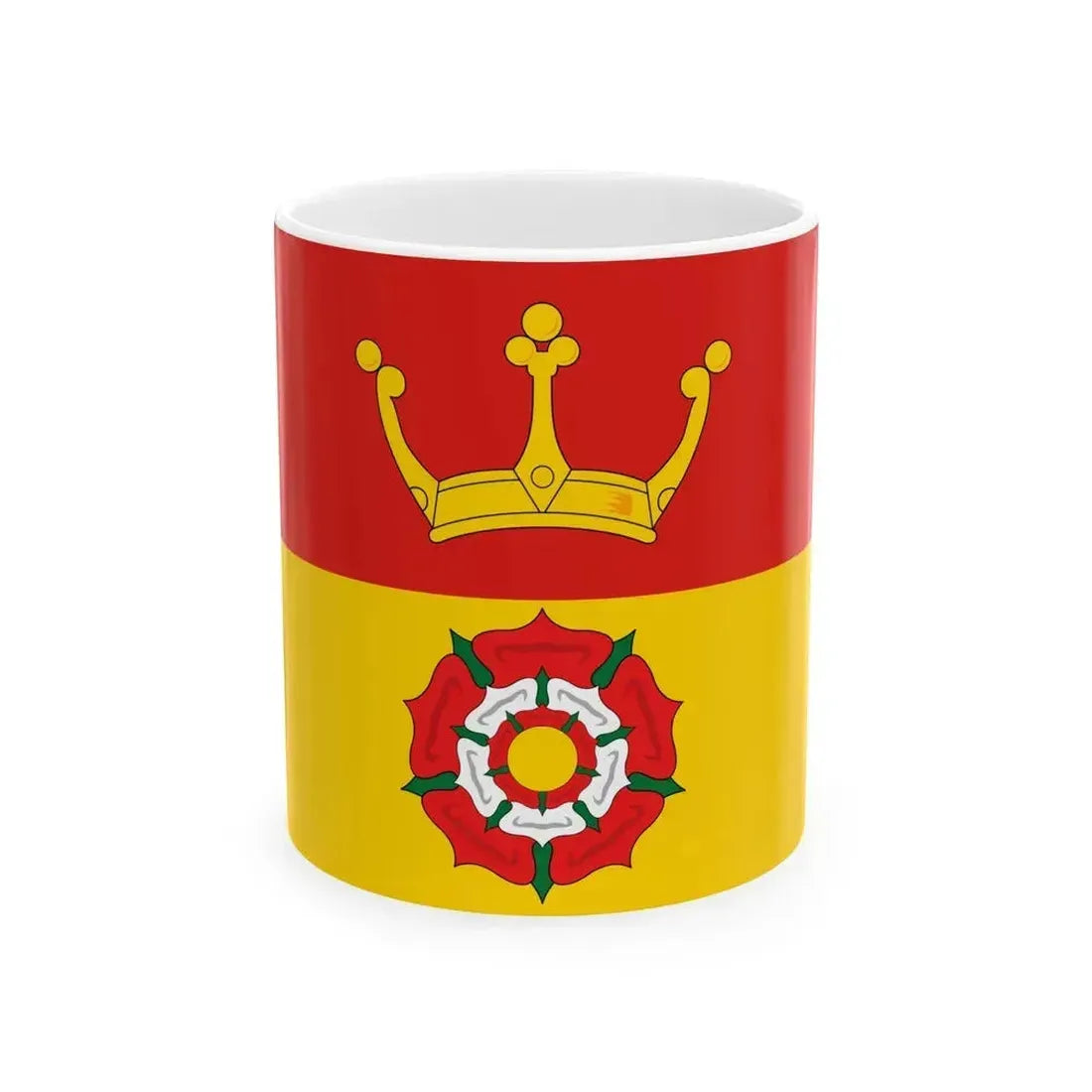 Flag of Hampshire UK - White Coffee Mug - Go Mug Yourself