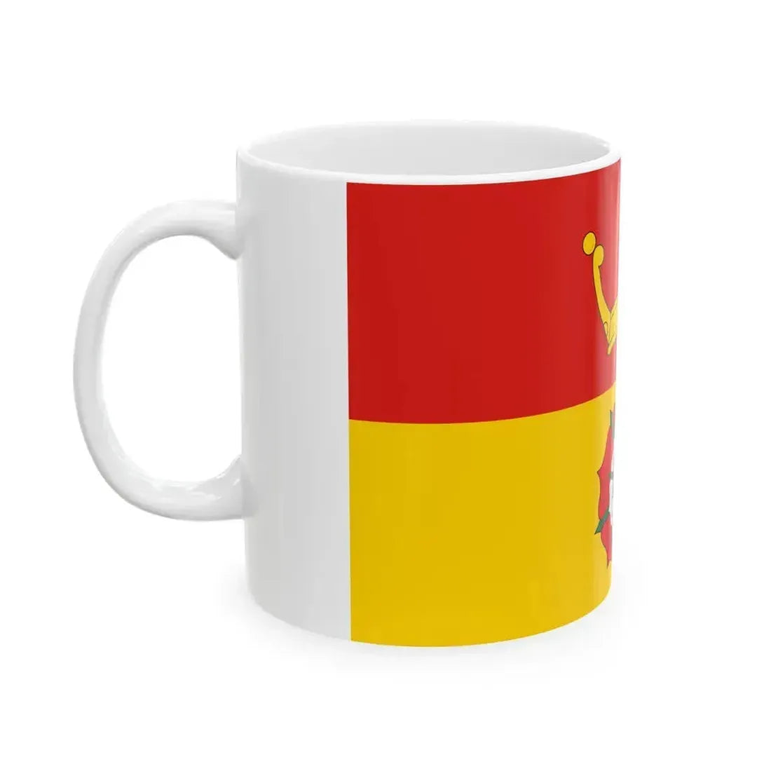 Flag of Hampshire UK - White Coffee Mug - Go Mug Yourself