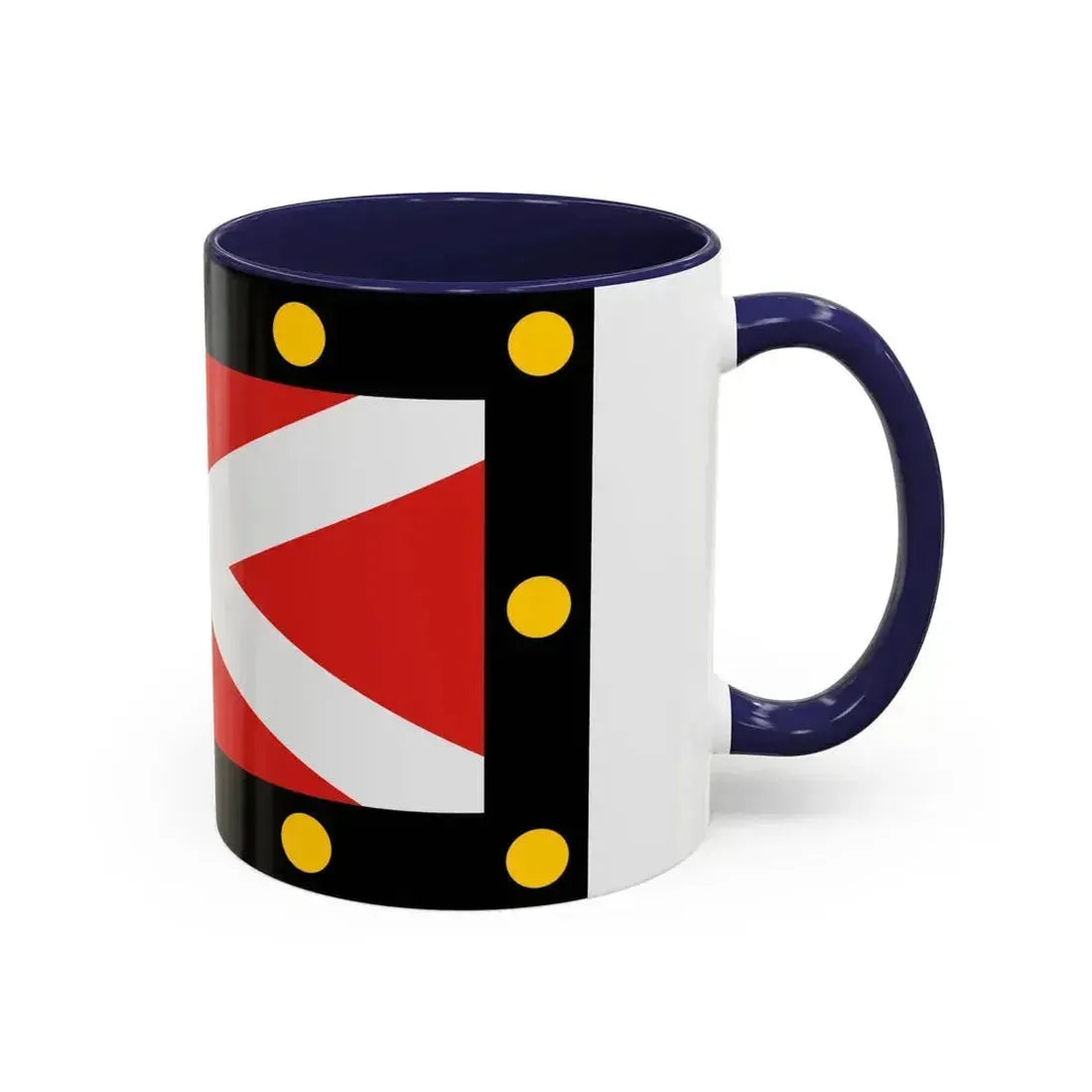 Flag of Hampton Poyle UK - Accent Coffee Mug - Go Mug Yourself