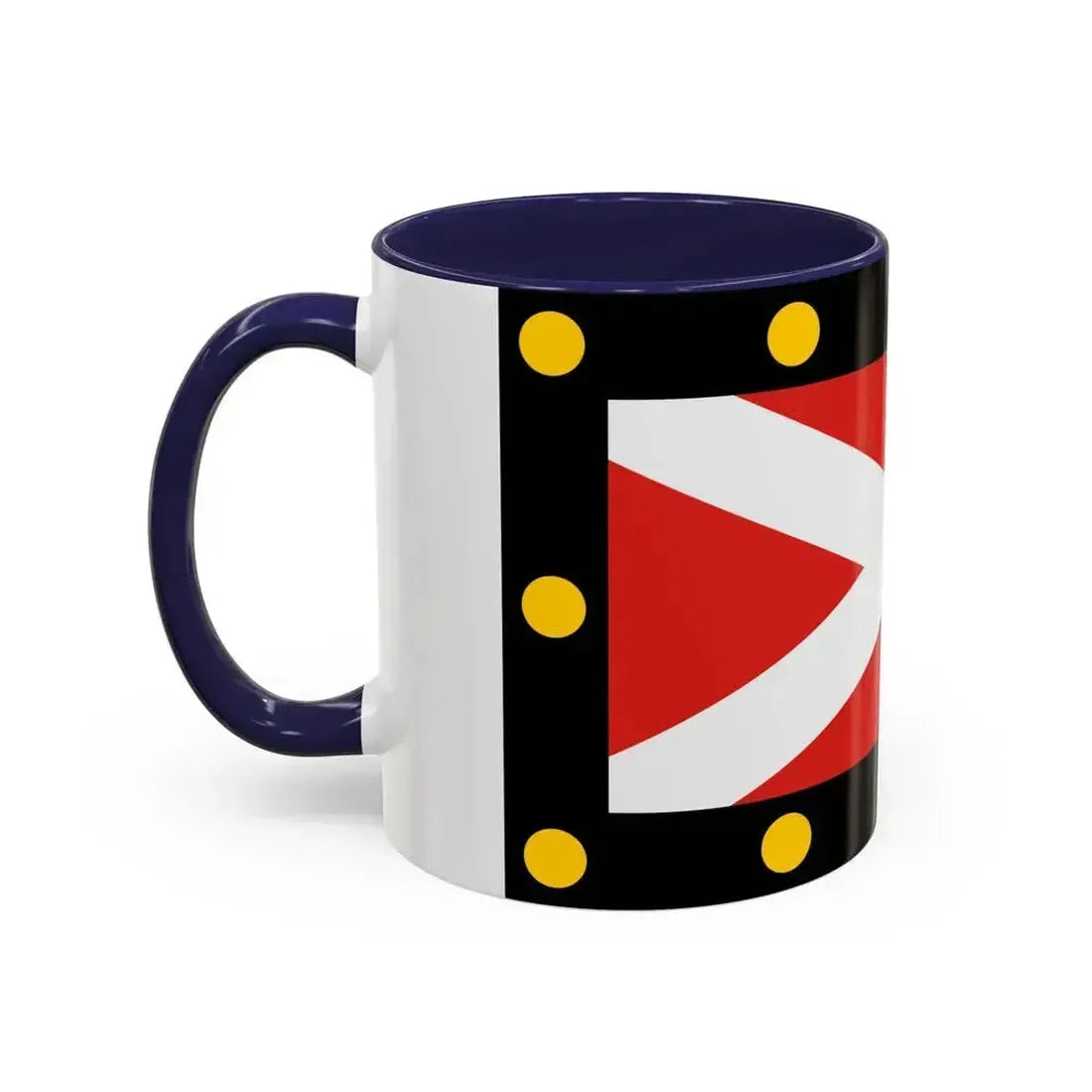 Flag of Hampton Poyle UK - Accent Coffee Mug - Go Mug Yourself