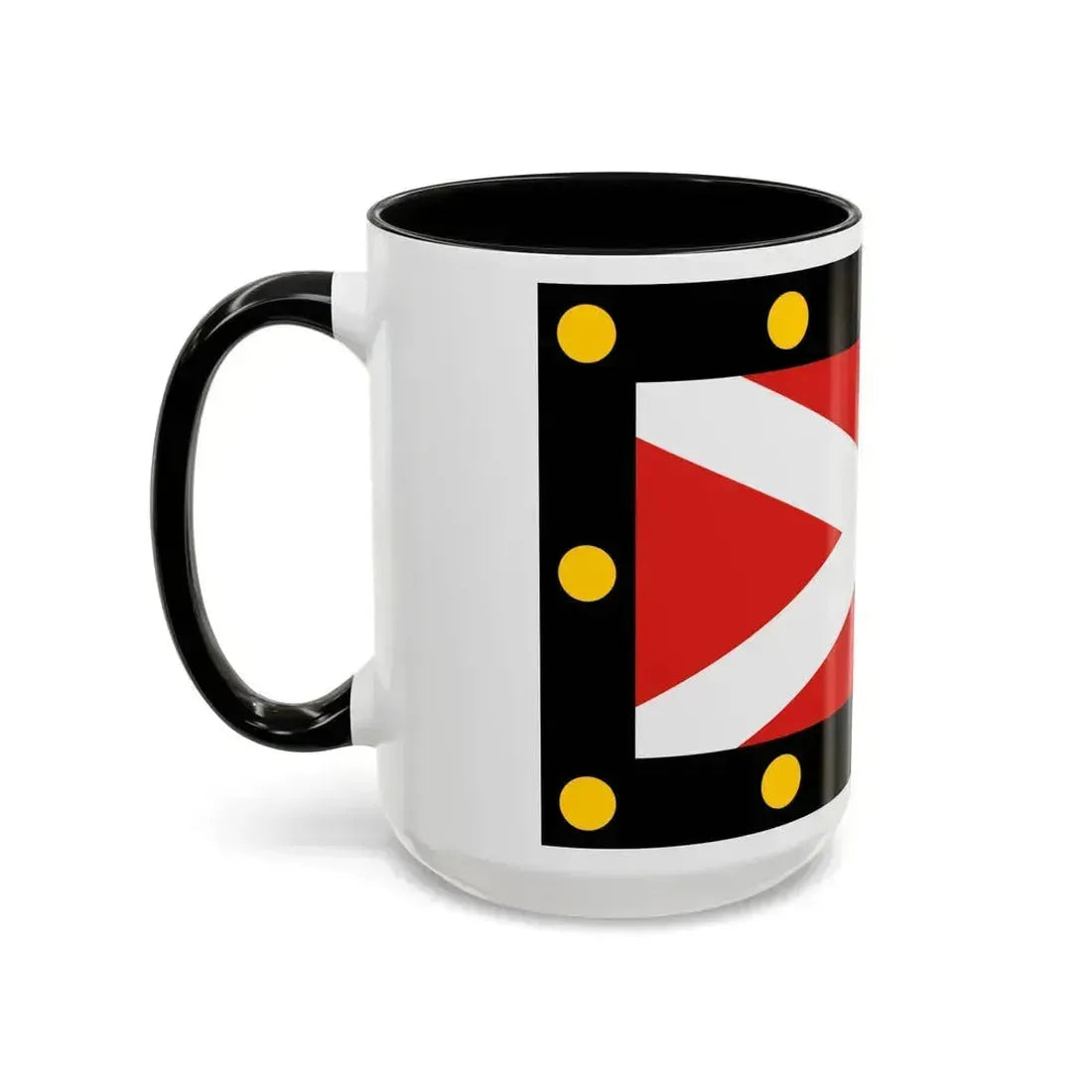 Flag of Hampton Poyle UK - Accent Coffee Mug - Go Mug Yourself