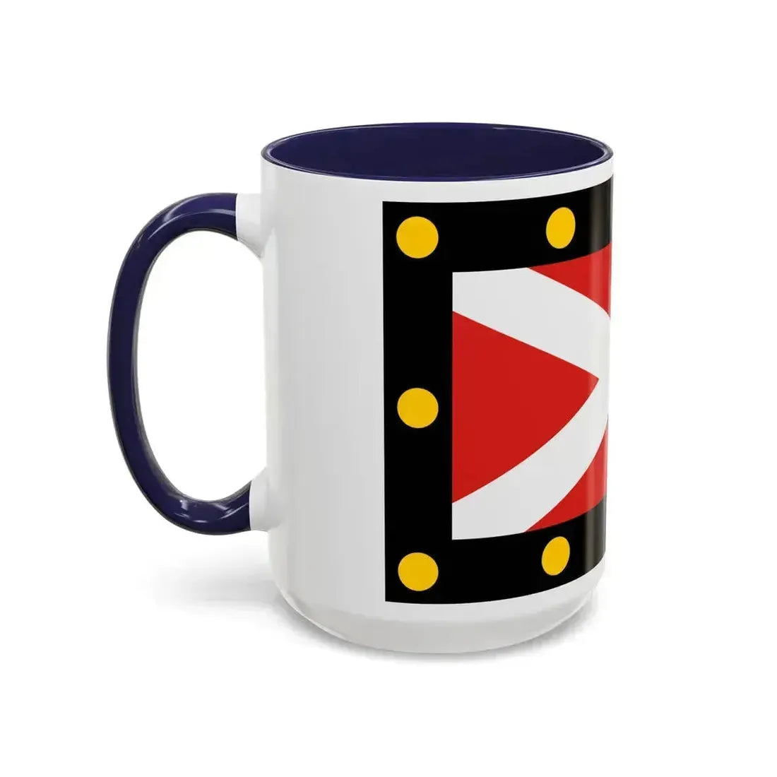 Flag of Hampton Poyle UK - Accent Coffee Mug - Go Mug Yourself