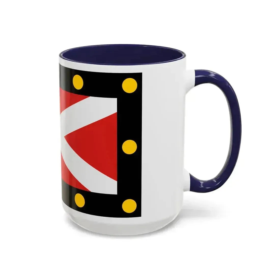 Flag of Hampton Poyle UK - Accent Coffee Mug - Go Mug Yourself