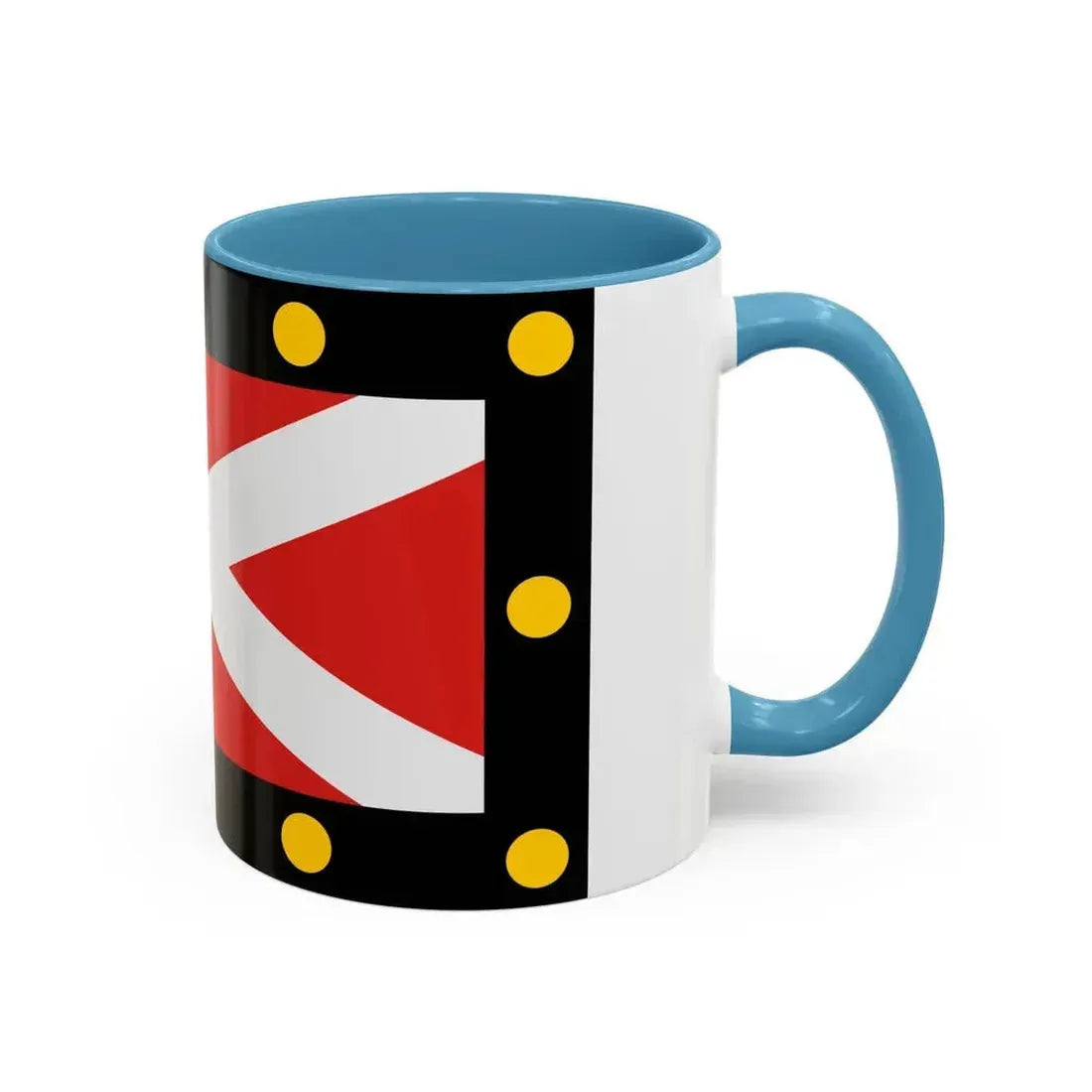 Flag of Hampton Poyle UK - Accent Coffee Mug - Go Mug Yourself