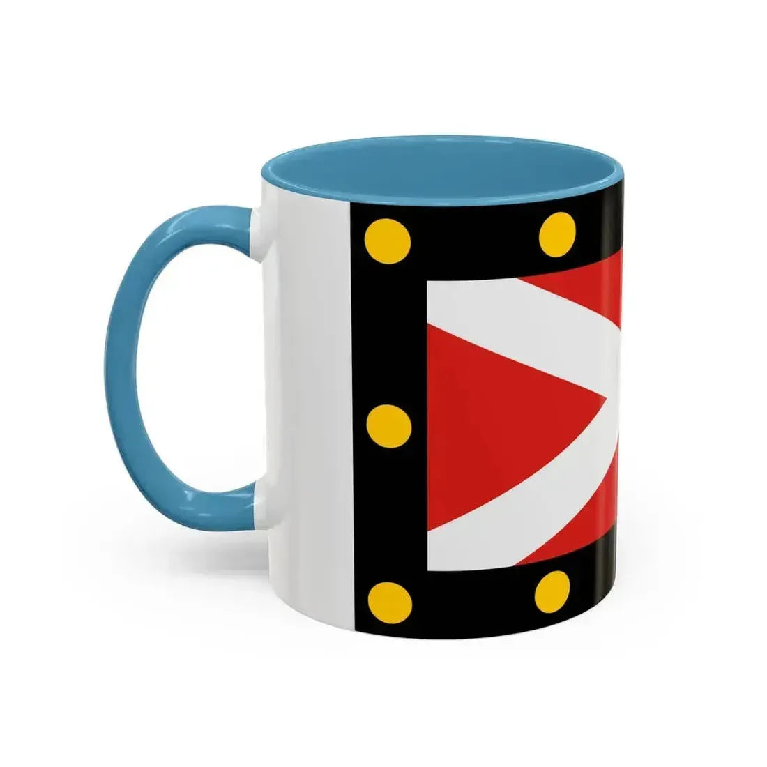 Flag of Hampton Poyle UK - Accent Coffee Mug - Go Mug Yourself