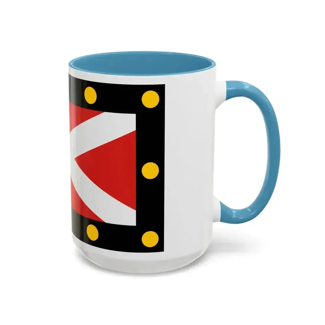 Flag of Hampton Poyle UK - Accent Coffee Mug - Go Mug Yourself