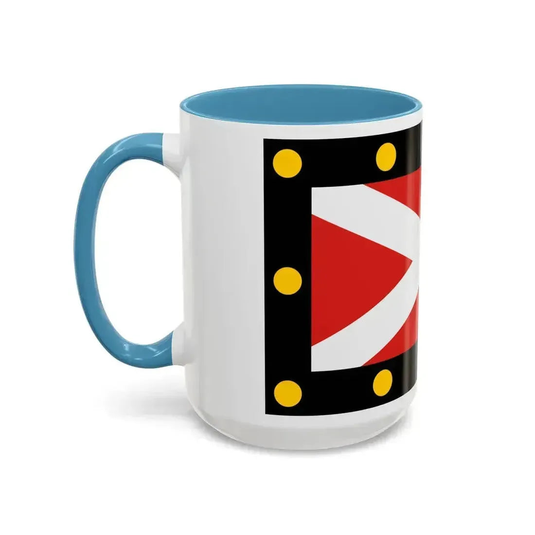 Flag of Hampton Poyle UK - Accent Coffee Mug - Go Mug Yourself