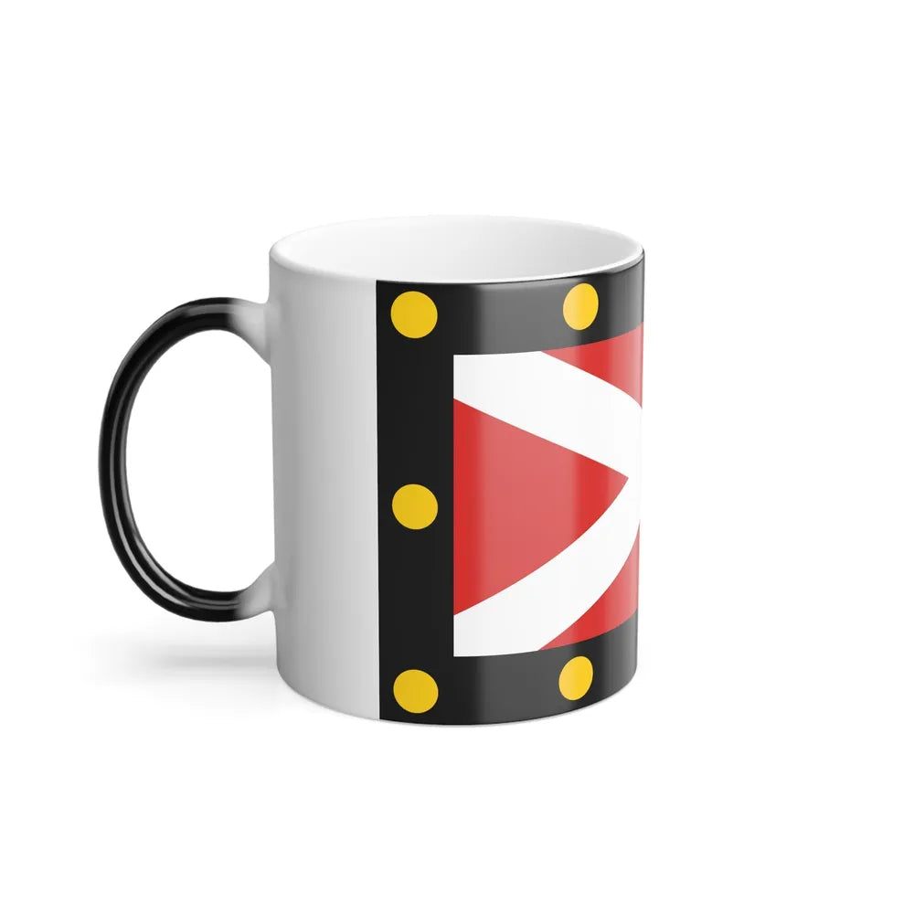 Flag of Hampton Poyle UK - Color Changing Coffee Mug-Go Mug Yourself