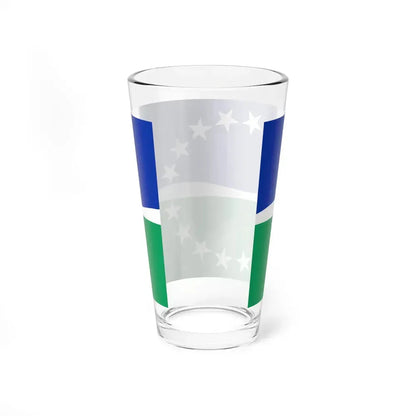 Flag of Hampton Roads, Virginia - Pint Glass 16oz - Go Mug Yourself