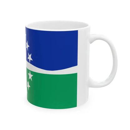 Flag of Hampton Roads Virginia (United States) White Coffee Mug - Go Mug Yourself