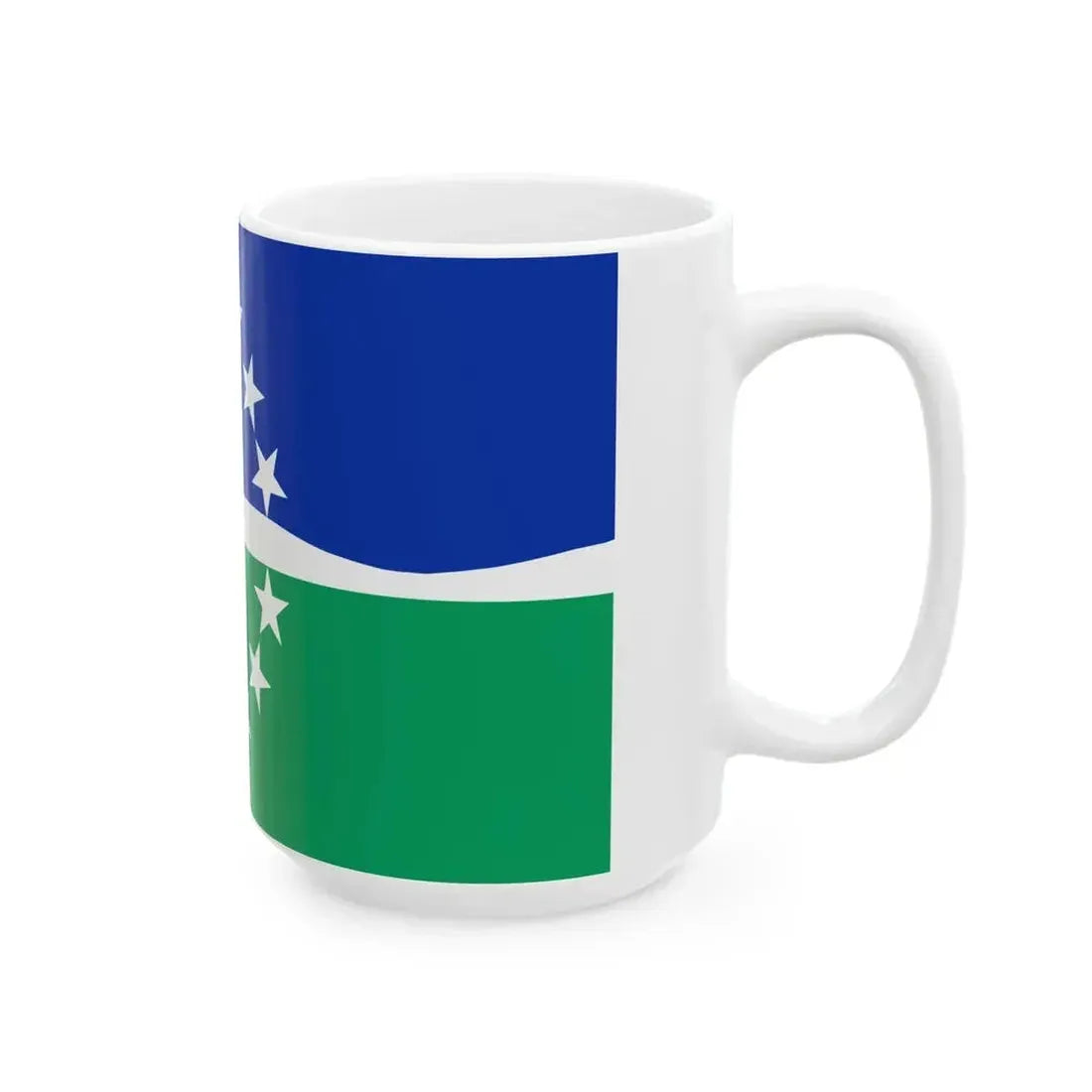 Flag of Hampton Roads Virginia (United States) White Coffee Mug - Go Mug Yourself