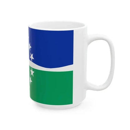 Flag of Hampton Roads Virginia (United States) White Coffee Mug - Go Mug Yourself