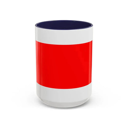 Flag of Hamrun Malta - Accent Coffee Mug 15oz Navy - Go Mug Yourself