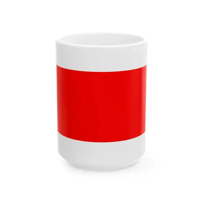 Flag of Hamrun (Malta) White Coffee Mug 15oz - Go Mug Yourself
