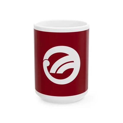 Flag of Hamura Tokyo (Japan) White Coffee Mug 15oz - Go Mug Yourself