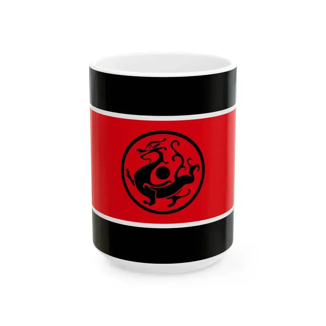 Flag of Han Nation lighter (China) White Coffee Mug 15oz - Go Mug Yourself