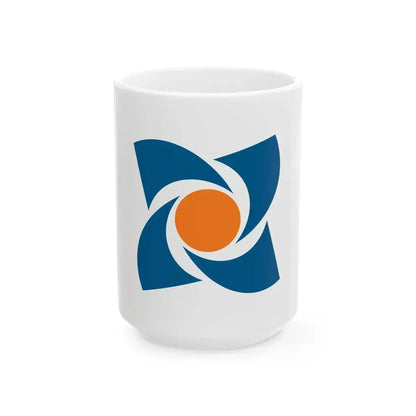 Flag of Hanamaki Iwate (Japan) White Coffee Mug 15oz - Go Mug Yourself