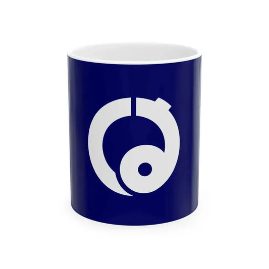 Flag of Hanawa Fukushima (Japan) White Coffee Mug 11oz - Go Mug Yourself