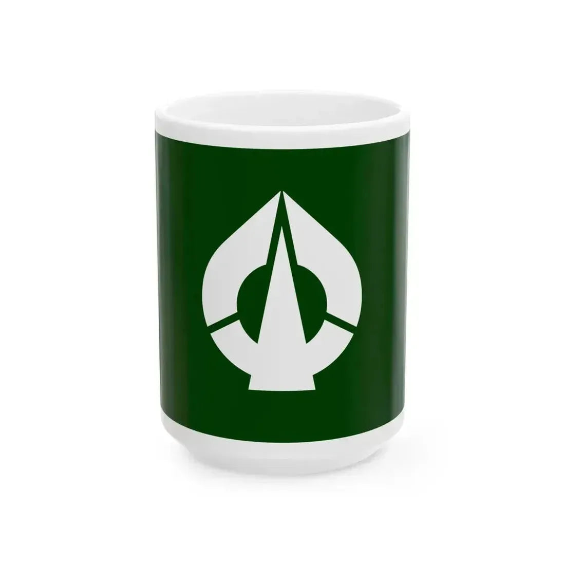 Flag of Hanayama Miyagi 1968-2005 (Japan) White Coffee Mug 15oz - Go Mug Yourself