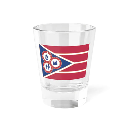 Flag of Hancock County Ohio (United States) Shot Glass 1.5oz 1.5oz - Go Mug Yourself