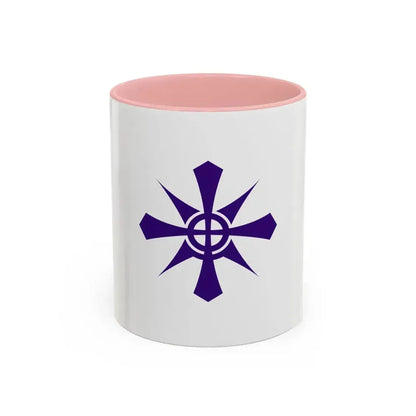 Flag of Handa Aichi Japan - Accent Coffee Mug 11oz Pink - Go Mug Yourself