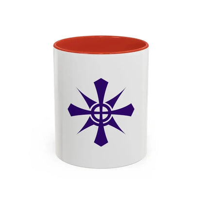 Flag of Handa Aichi Japan - Accent Coffee Mug 11oz Red - Go Mug Yourself