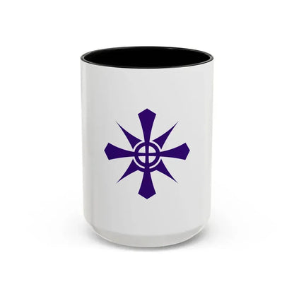 Flag of Handa Aichi Japan - Accent Coffee Mug 15oz Black - Go Mug Yourself