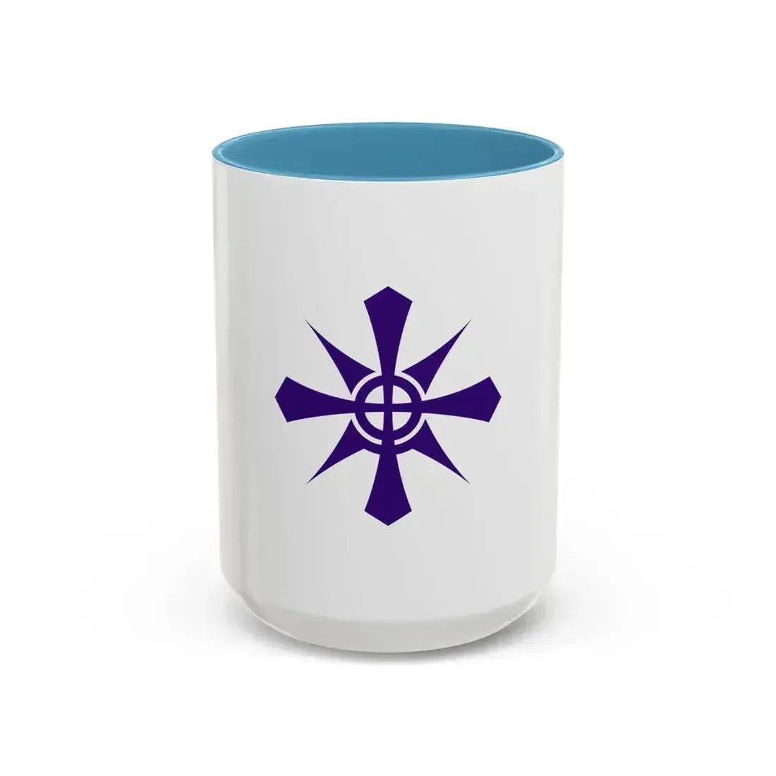 Flag of Handa Aichi Japan - Accent Coffee Mug 15oz Light Blue - Go Mug Yourself