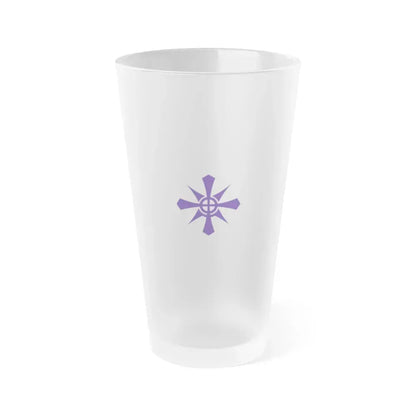 Flag of Handa Aichi Japan - Frosted Pint Glass 16oz 16oz Frosted - Go Mug Yourself