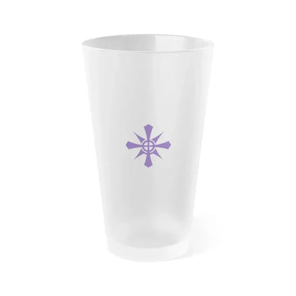 Flag of Handa Aichi Japan - Frosted Pint Glass 16oz 16oz Frosted - Go Mug Yourself