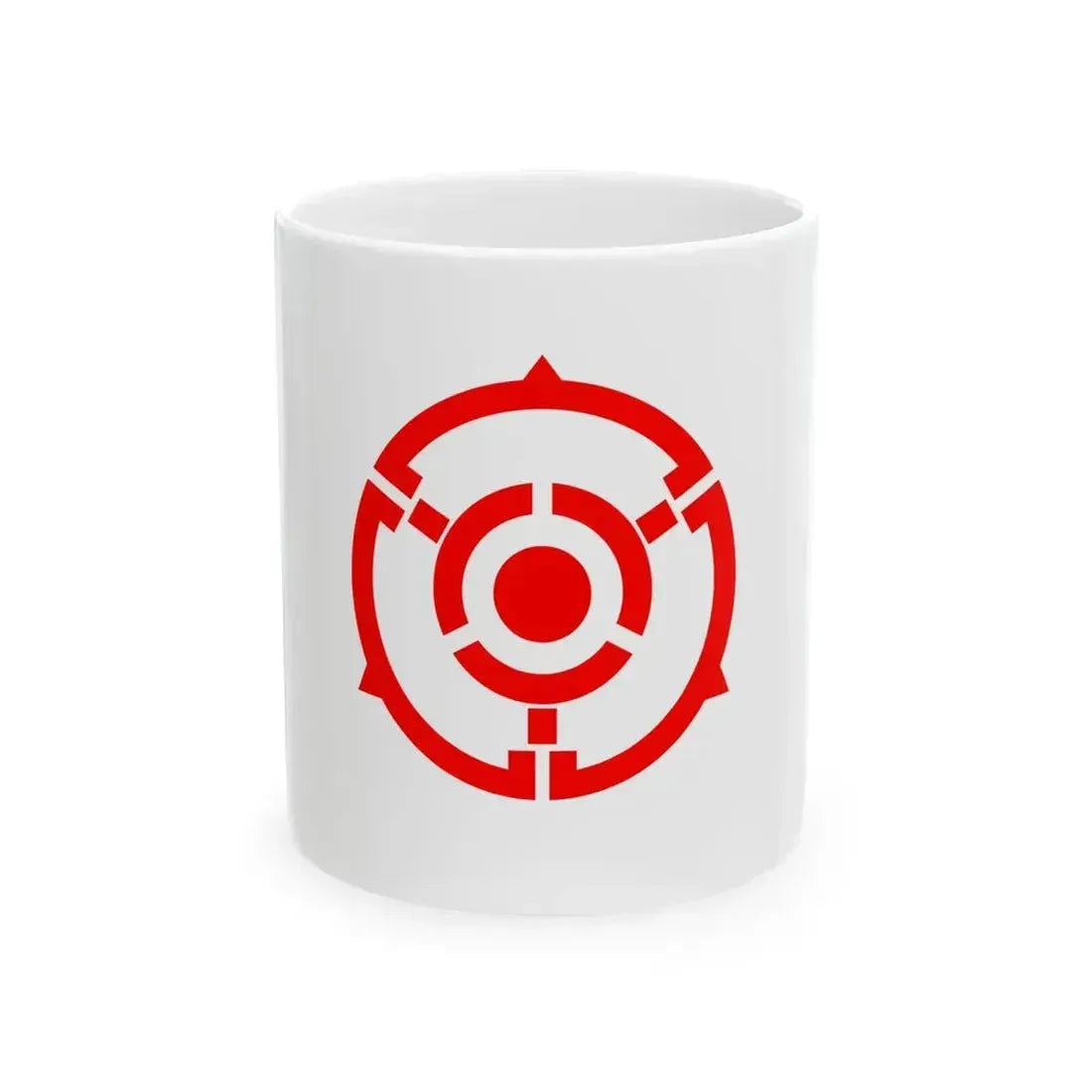 Flag of Hanno Saitama (Japan) White Coffee Mug 11oz - Go Mug Yourself