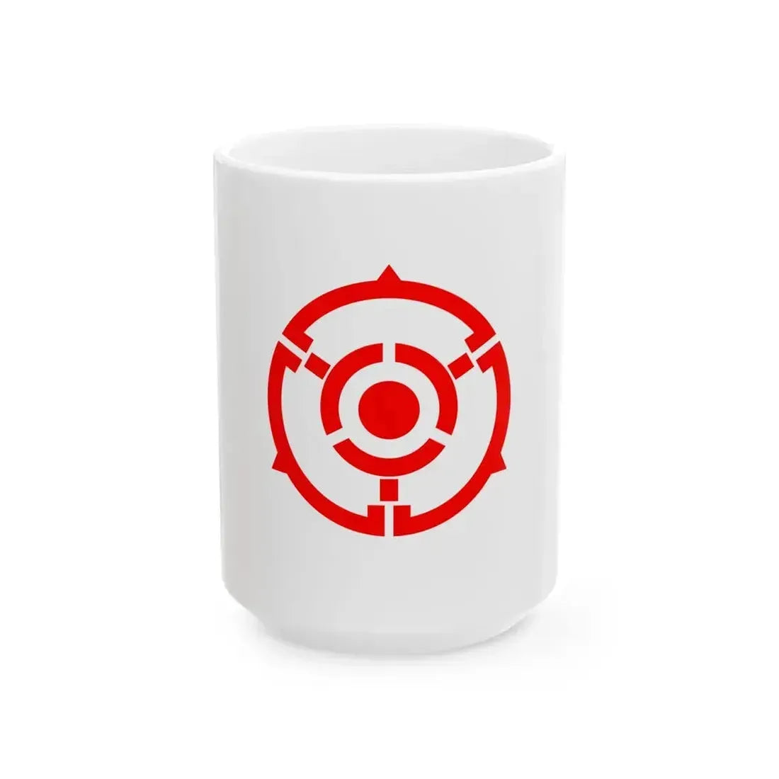 Flag of Hanno Saitama (Japan) White Coffee Mug 15oz - Go Mug Yourself