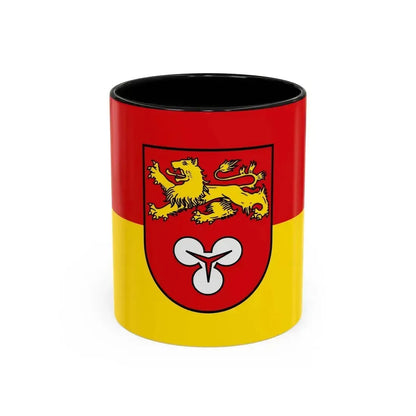 Flag of Hannover Germany - Accent Coffee Mug 11oz Black - Go Mug Yourself