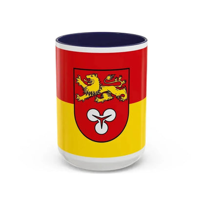 Flag of Hannover Germany - Accent Coffee Mug 15oz Navy - Go Mug Yourself