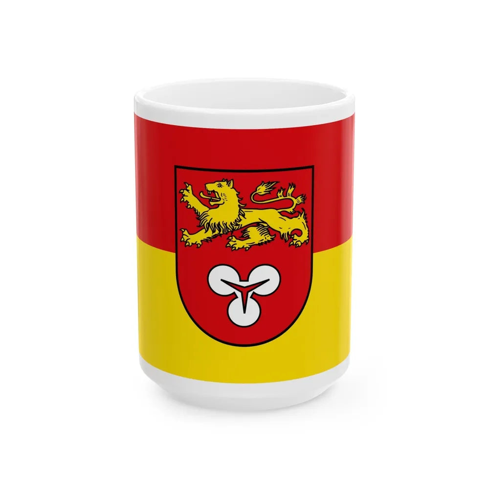 Flag of Hannover Germany - White Coffee Mug-15oz-Go Mug Yourself