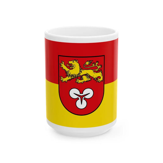 Flag of Hannover Germany - White Coffee Mug-15oz-Go Mug Yourself