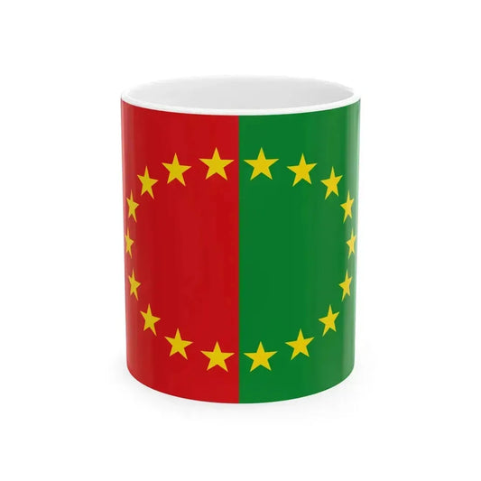 Flag of Hannut (Belgium) White Coffee Mug 11oz - Go Mug Yourself