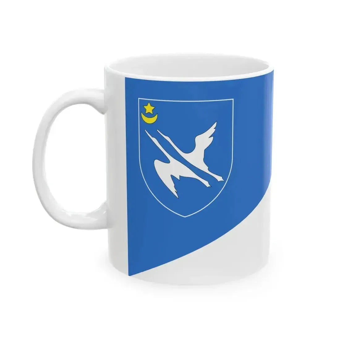 Flag of Hantsavichy District (Belarus) White Coffee Mug - Go Mug Yourself