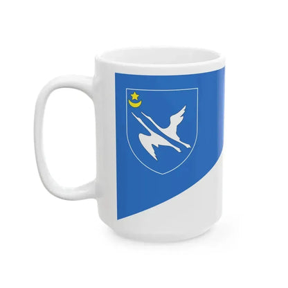 Flag of Hantsavichy District (Belarus) White Coffee Mug - Go Mug Yourself
