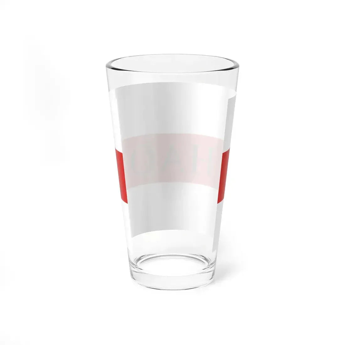 Flag of Hao (France) Pint Glass 16oz - Go Mug Yourself