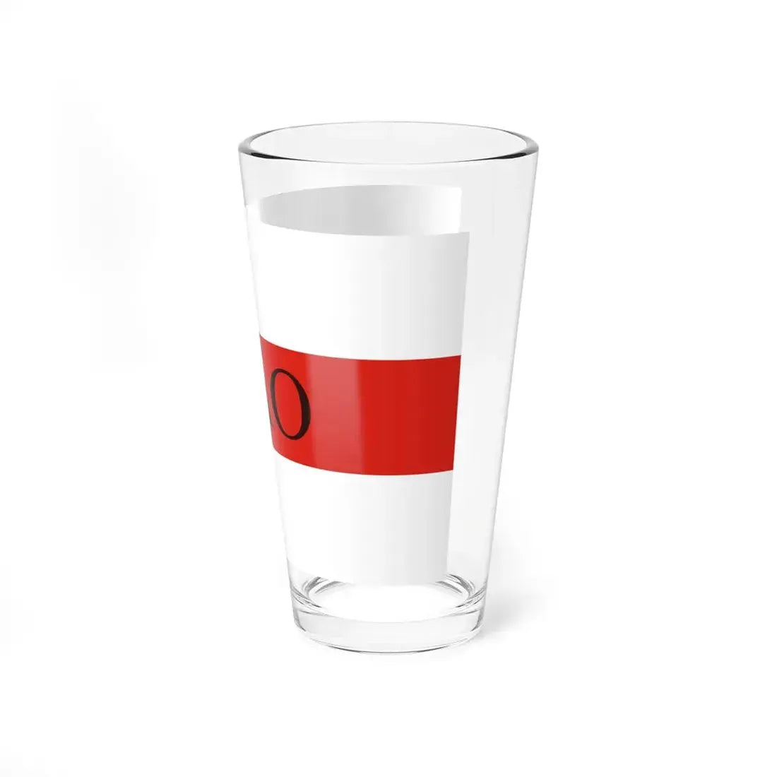 Flag of Hao (France) Pint Glass 16oz - Go Mug Yourself