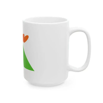 Flag of Happo Akita (Japan) White Coffee Mug - Go Mug Yourself