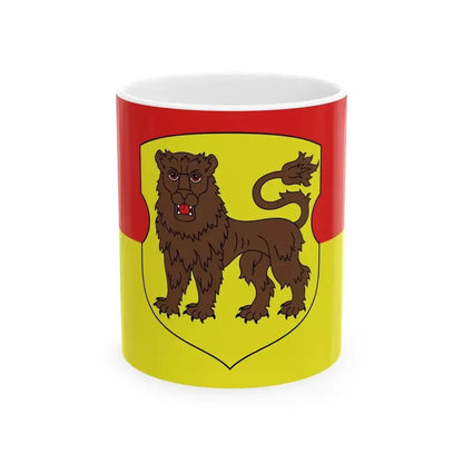 Flag of Haradok and Haradok Rajon (Belarus) White Coffee Mug 11oz - Go Mug Yourself