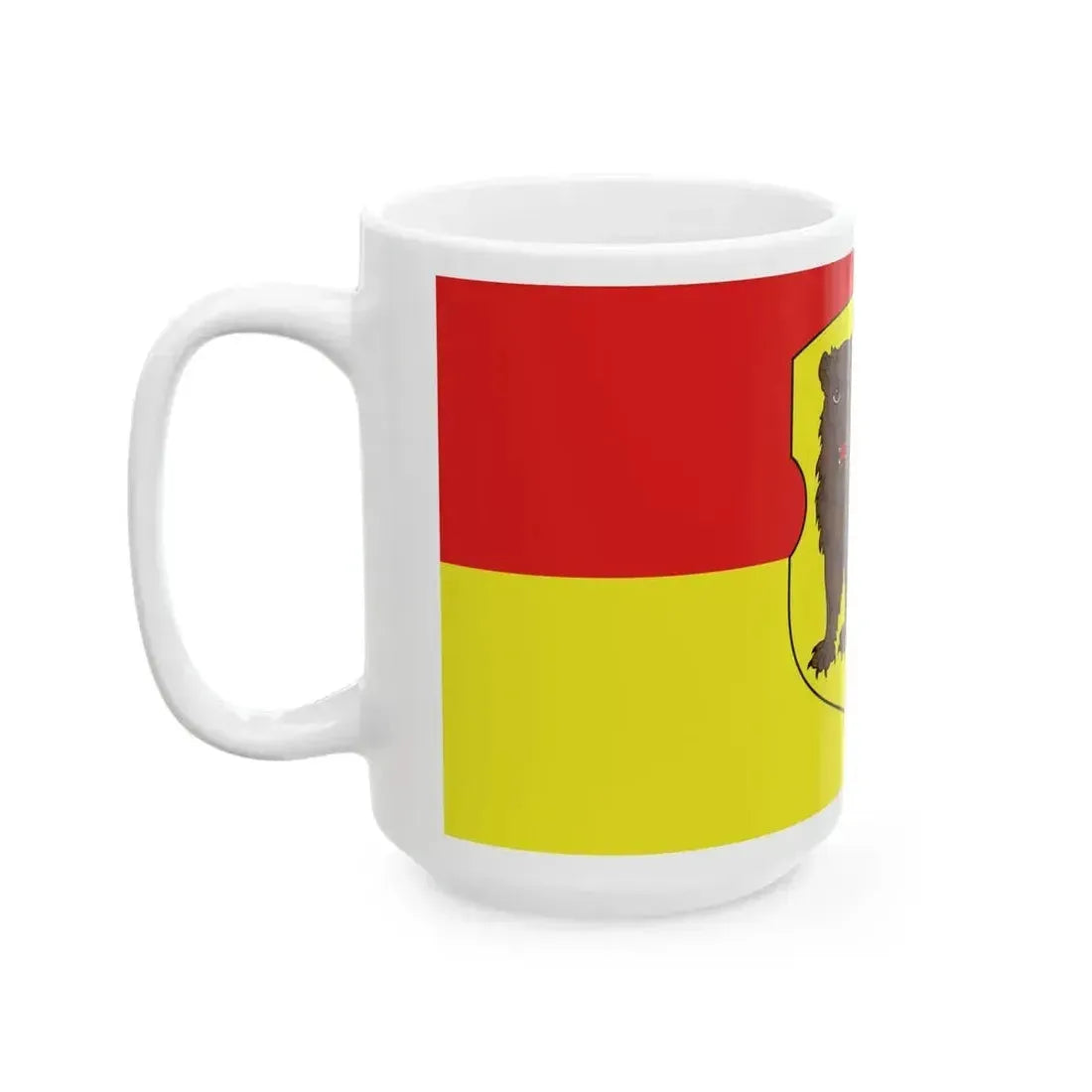 Flag of Haradok and Haradok Rajon (Belarus) White Coffee Mug - Go Mug Yourself