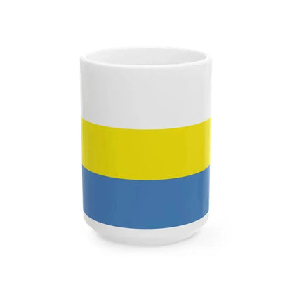 Flag of Haradzieja (Belarus) White Coffee Mug 15oz - Go Mug Yourself