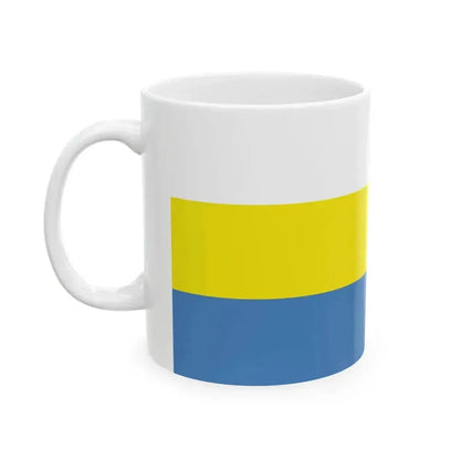 Flag of Haradzieja (Belarus) White Coffee Mug - Go Mug Yourself