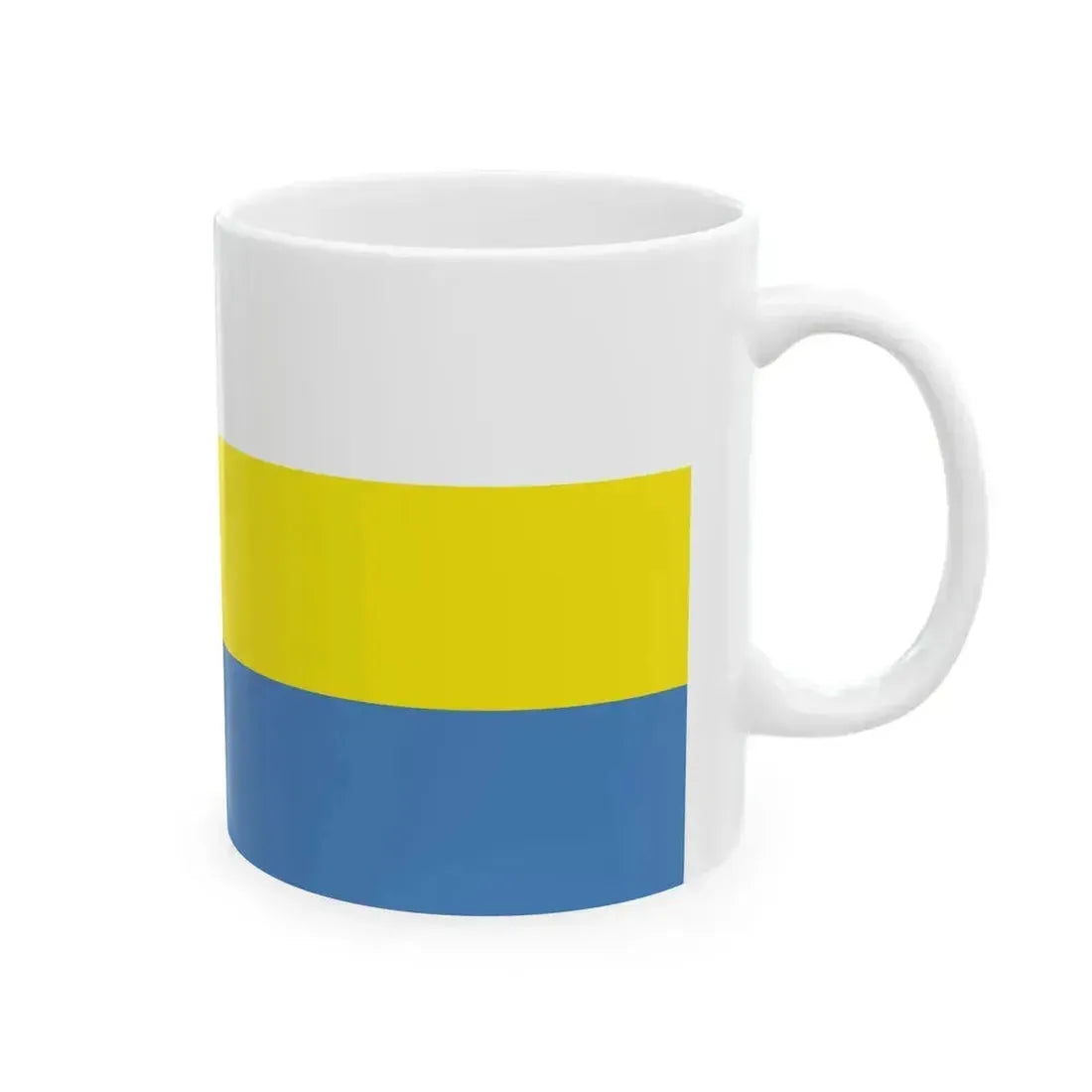 Flag of Haradzieja (Belarus) White Coffee Mug - Go Mug Yourself