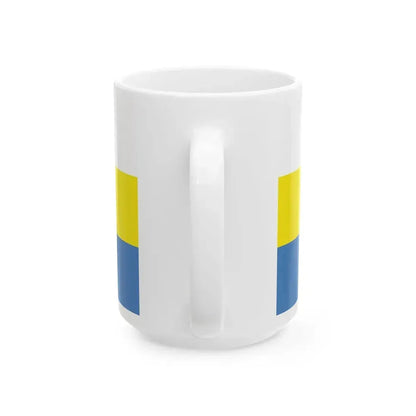 Flag of Haradzieja (Belarus) White Coffee Mug - Go Mug Yourself